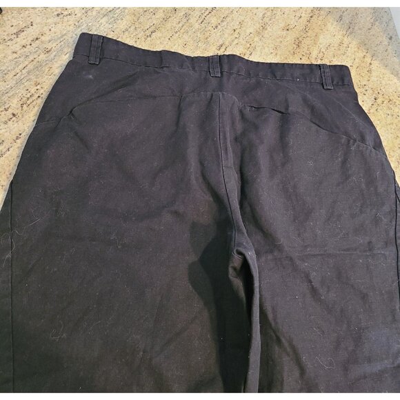 A.L.C. Women's Size 36 Asymmetric Hem Black Preppy Cotton Blend 36x24" Capri XL - Picture 12 of 16